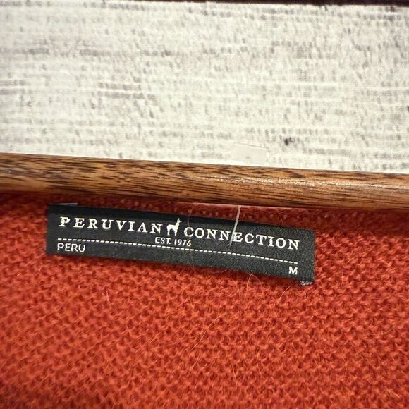 Peruvian Connection Long Sleeve Sweater Dress Medium Minimalist Royal Alpaca - Picture 4 of 9